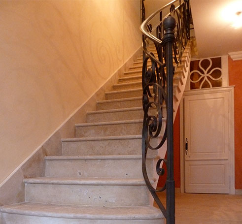 Escalier voûte sarrasine