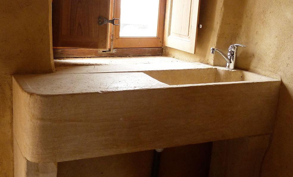 Laurent Samson realisation renovation evier dallage